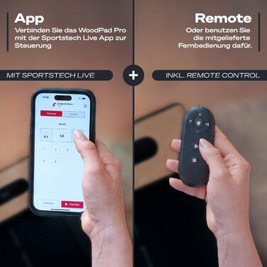 Бігова доріжка Sportstech WalkingPad Pro для дому: складана, до 8 км/год, з лічильником кроків, для офісу та дому, вантажність 120 кг, з додатком, тиха, німецька якість