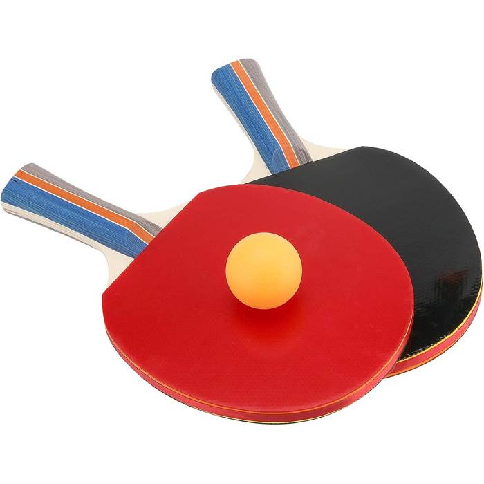 Набір для настільного тенісу MUKLEI: 4 ракетки, 6 м'ячів, розкладне сітка 175 см, сумка для перенесення. Підходить для гри на столі та на вулиці.