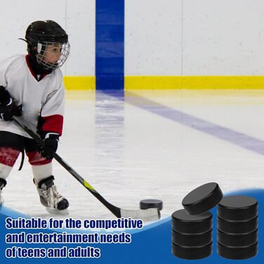 8 шайб для хокею XIHIRCD: пінополіуретан, 7,5 см, для тренувань в приміщенні