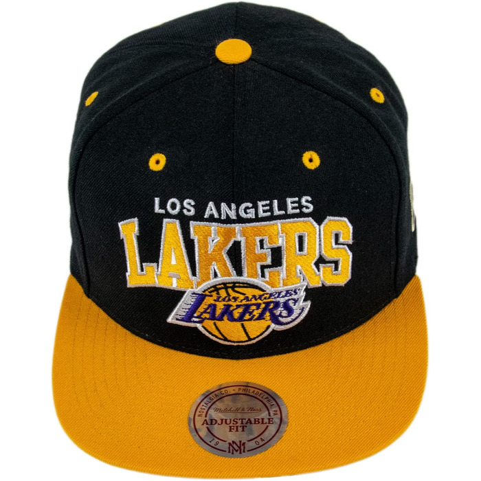 Кепка Mitchell & Ness Team Arch Snapback NBA Los Angeles Lakers, універсальний розмір
