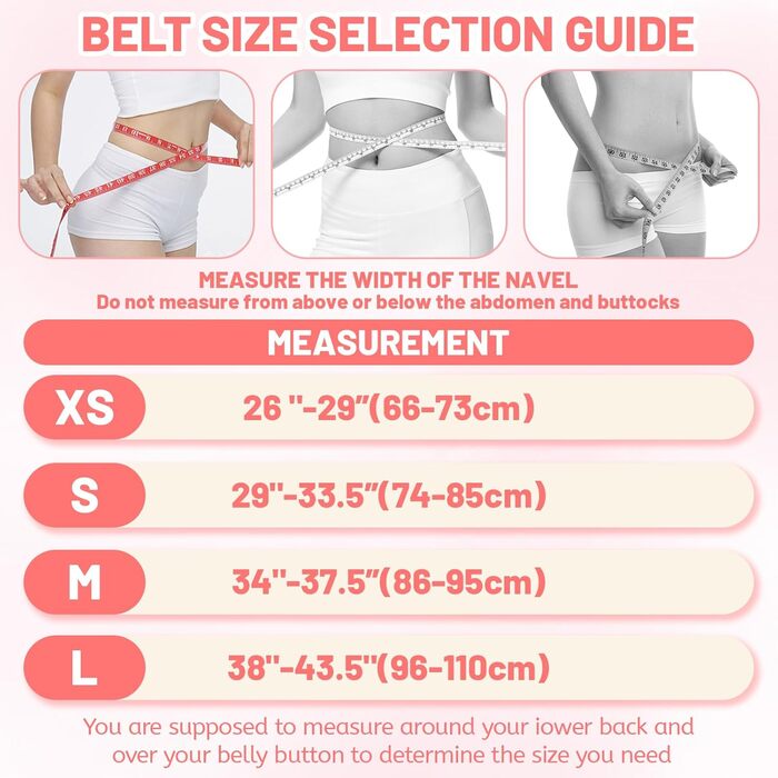 Лляний пояс для важкої атлетики для жінок з підтримкою попереку 10,2 см для пауерліфтингу та присідань (Великий, Рожевий)