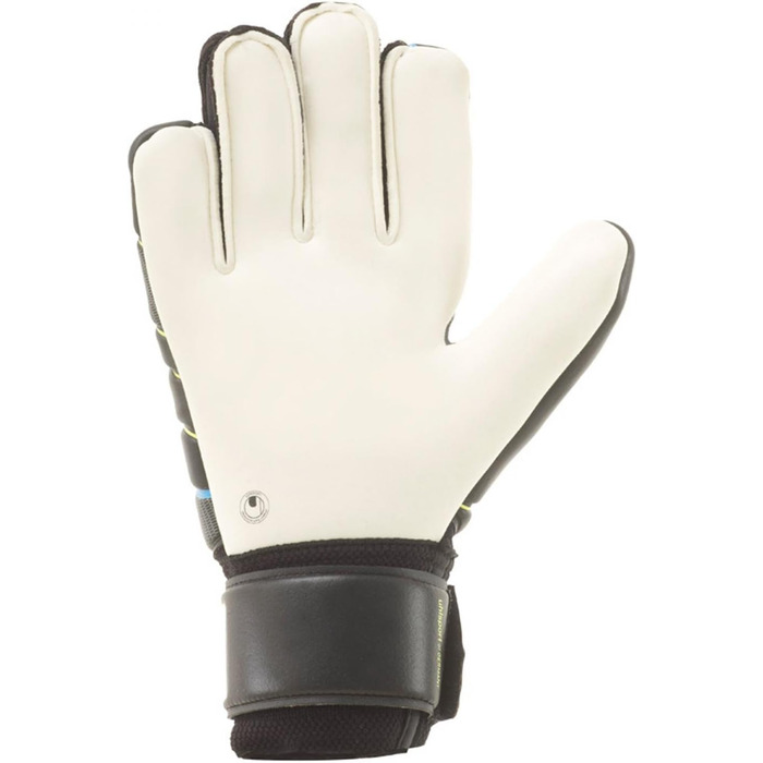 Воротарські рукавички Uhlsport Pro Comfort Textile для дорослих, розмір 10.5, чорні/блакитні/жовті