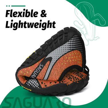 Кросівки SAGUARO Unisex для трейлраннінгу та фітнесу дихаючі помаранчеві 45 EU
