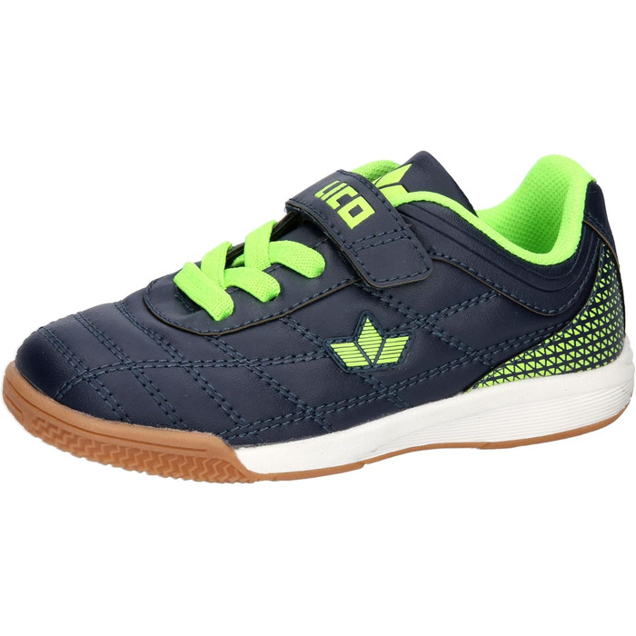 Дитячі спортивні черевики Lico Rockfield для залу та вулиці, 33 EU, блакитний та лимонний