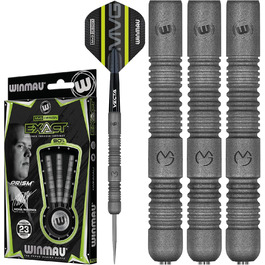 Дротики WINMAU Michael Van Gerwen MvG Exact 23 г, вольфрамові, з оперенням і стрижнями