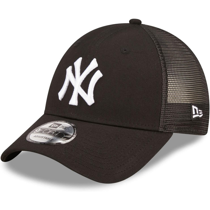Кепка New Era New York Yankees MLB 9Forty Trucker Чорно-біла, Регульована, One-Size