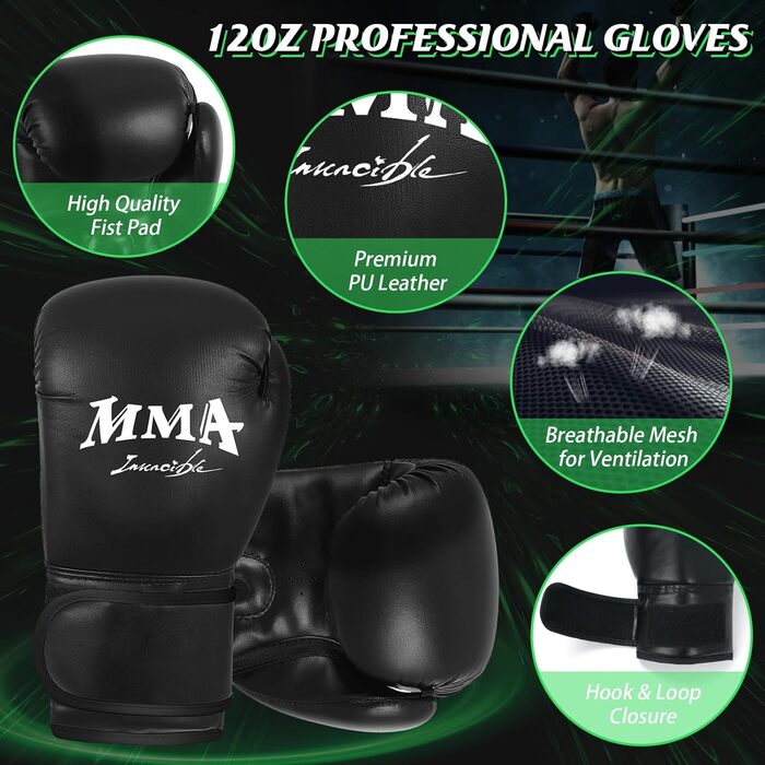 Боксерський мішок на стійці 70'' з рукавичками для дорослих, підлітків та дітей. Ідеально для боксу, кікбоксингу, MMA, муай-тай, таеквондо та фітнесу.