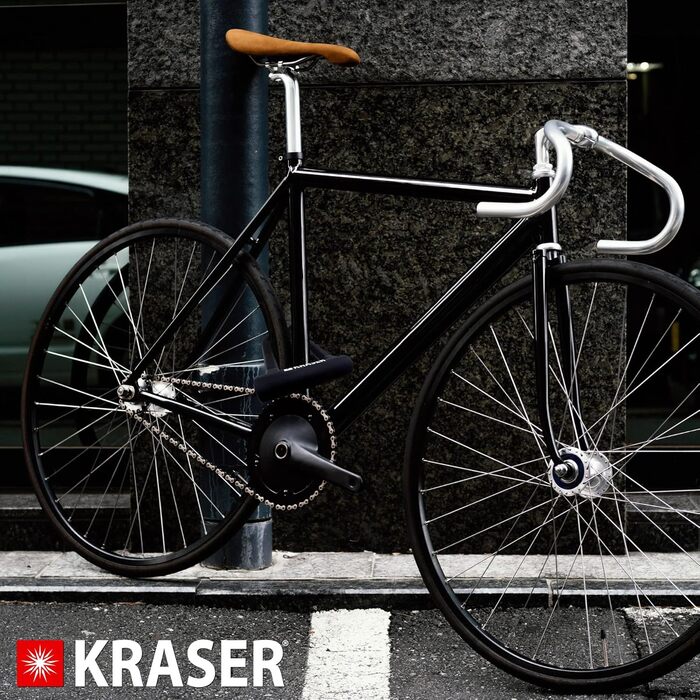 Замок для велосипеда KRASER KR65145B: U-lock + сталевий трос 120см + кріплення. Висока безпека