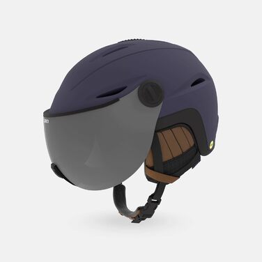 Шолом для сноуборду та лиж Giro Vue MIPS з інтегрованим візором, матовий синій, розмір S