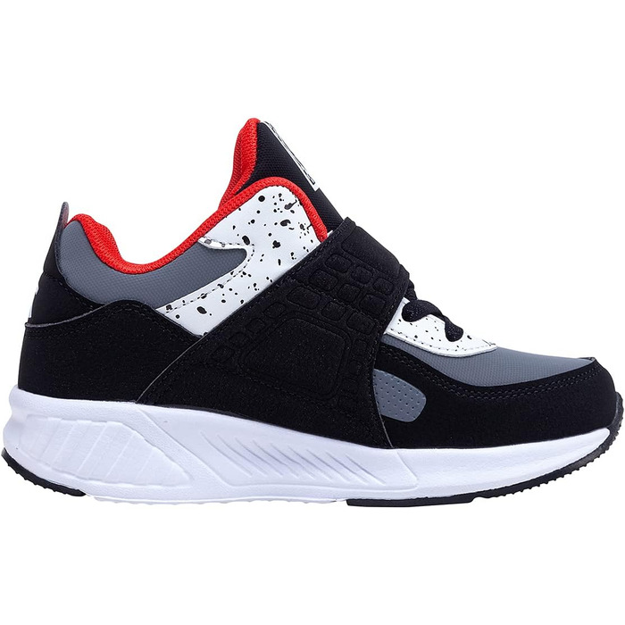 Дитячі спортивні кросівки для занять у залі: дихаючі, легкі, для бігу та активного відпочинку, чорно-червоні, 34 EU