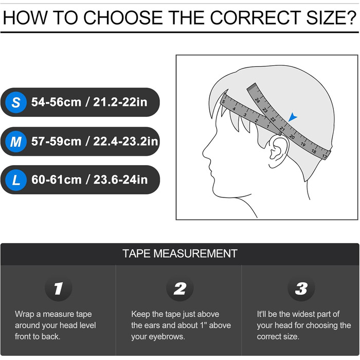 Шолом для лижного спорту та сноуборду Odoland з маскою, білий, регульований, 57-59 см
