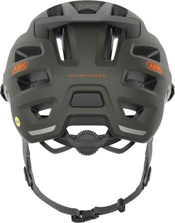 Велошолом ABUS Moventor 2.0 MIPS для гірського велосипеда, з ударозахистом, універсальний, розмір M (54-58 см), темно-зелений