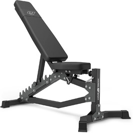Регульована двостороння лавка для тренувань Marbo Sport MS-L102, чорна або червона, вироблено в ЄС
