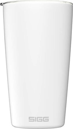 Термокружка SIGG Neso Pure Ceram 0,4 л, біла, з кришкою Tritan, з нержавіючої сталі 18/8, легка, BPA-free, для кави, підходить для посудомийної машини