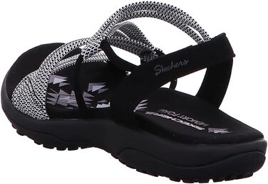 Сандлії Skechers Reggae Slim Stretch Appeal Z-gore на підборах (36 EU, чорно-білі)