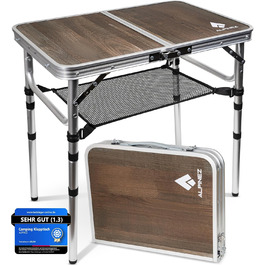 Зручний складаний столик Alpinez 60x40 для кемпінгу, відпочинку на природі, балкону та грилю | Компактний та легкий | Розміри 60x40 см