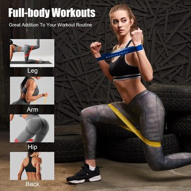 Гумові еластичні стрічки Kiemeu для жінок, фітнес-стрічки для ніг та сідниць, 6 см