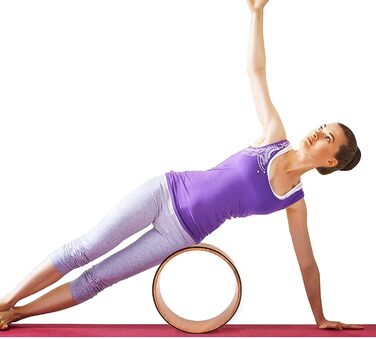 Ролик для йоги з корку Yoga Rolle - для розтяжки та гнучкості спини