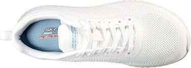 Жіночі кросівки Skechers Bobs Squad Chaos Face-Off, білого кольору, текстильні (Engineered Knit), розмір 38.5 EU