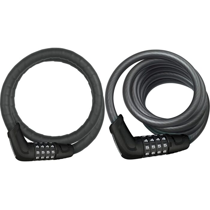 Кодовий замок-трос ABUS Steel-O-Flex Tresorflex 6615C зі сталевим панциром та кріпленням SCMU, рівень безпеки 5