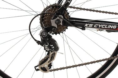 Фітнес-велосипед KS Cycling Lightspeed 28'' алюмінієва рама 60 см чорний