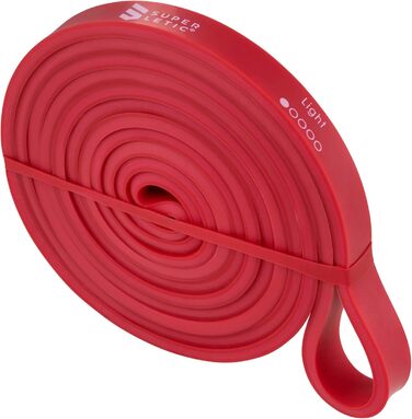 SUPERLETIC Powerbands – фітнес-резинки для тренувань, 5 рівнів опору, для підтягувань, силових і функціональних вправ, з посібником