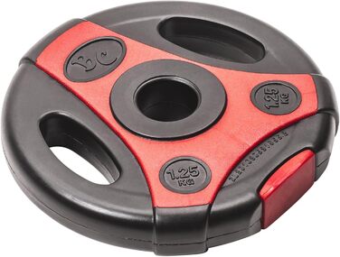 Гантельні диски Bad Company K-Grip з ручками, пластикова оболонка, 30/31 мм, пара або набір, вага 2,5-30 кг