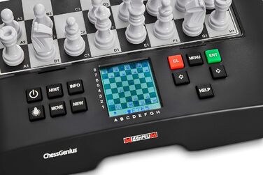 Шаховий комп’ютер MILLENNIUM ChessGenius M810 2024 з підсвіткою, магнітними фігурами, сенсорною дошкою, до 2050 ELO
