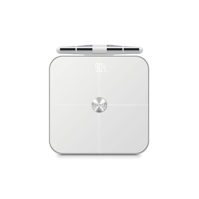 SPC Atenea Fit Pro – Розумні ваги для аналізу складу тіла з 8 електродами, біоімпедансним вимірюванням жиру, м'язів, 28 показниками, професійною точністю та синхронізацією з додатком