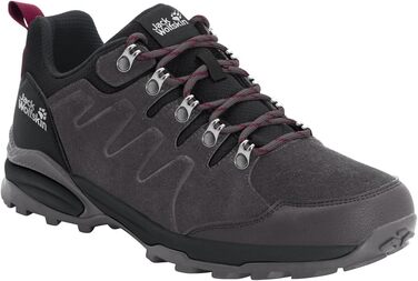 Жіноче трекінгове взуття Jack Wolfskin Refugio Texapore Low, 39 EU, Dark Steel Purple