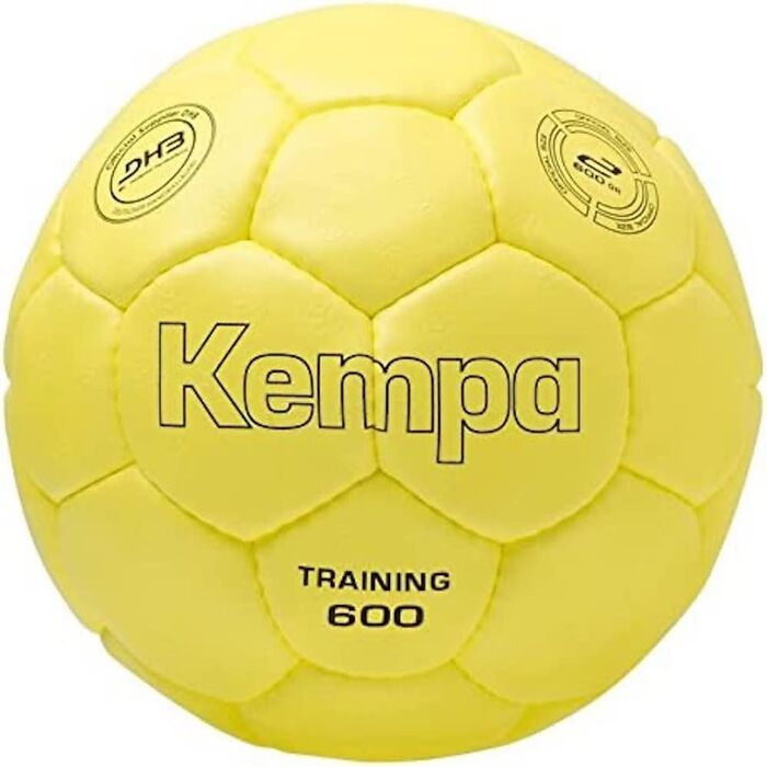 Гандбольний м'яч Kempa Training 600 2 жовтий, для тренувань