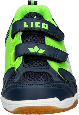 Дитячі спортивні зала-тенісні кросівки Lico для залу, 36 EU, Marine Lemon