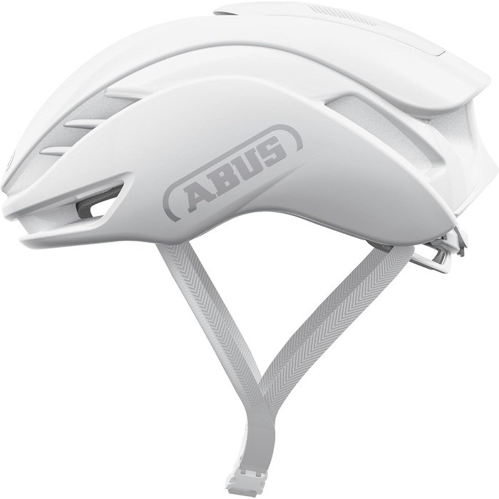 Велосипедний шолом ABUS Gamechanger 2.0, аеродинамічний, розмір L (57-61 см), білий, для шосейного велоспорту, високопродуктивний