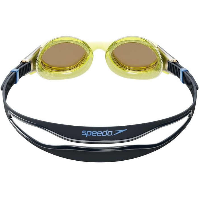 Універсальні окуляри для плавання Speedo Biofuse 2.0, дзеркальні, чорні/сині, розмір універсальний