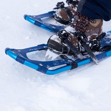Легкі снігоступи outdoorer SnowHiker з алюмінієвою рамою та храповим кріпленням для жінок і чоловіків