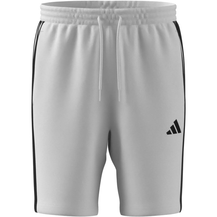 Чоловічі повсякденні шорти adidas Essentias French Terry 3-Stripes, білі з чорними смугами, розмір XL