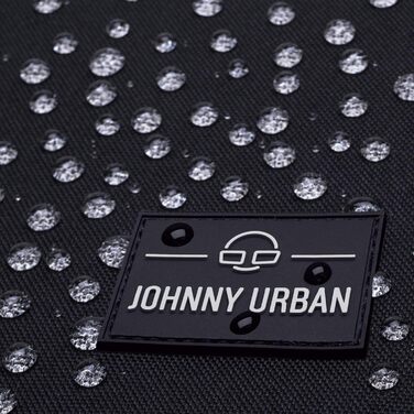 Велосумка на багажник Johnny Urban Jona Medium 2 в 1 рюкзак і сумка, водовідштовхувальна, чорна, поліестер, для жінок і чоловіків