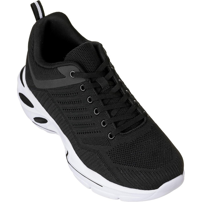 Підвищувачі росту для чоловічого взуття CALTO – спортивні снікерси, чорного кольору, 6,6 см, розмір 41.5 EU, Q330-8.5