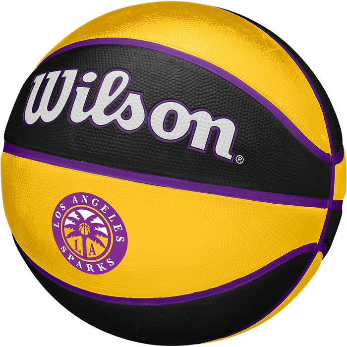 Баскетбольний м'яч Wilson WNBA Team Tribute Los Angeles Sparks, офіційний жіночий, розмір 6
