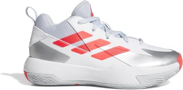 Кросівки баскетбольні Adidas Cross Em Up Select Mid для дітей, унісекс, 32 EU, білий/синій/червоний