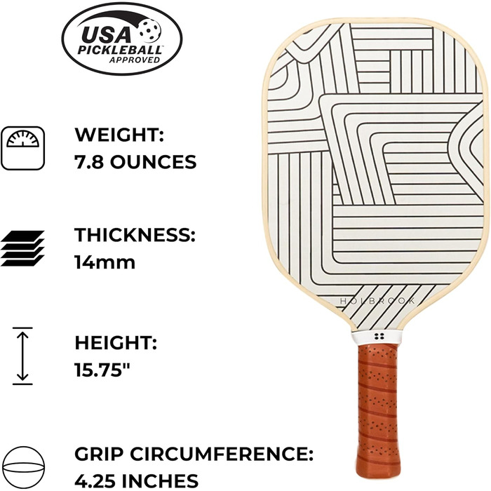 Плече для піклболу Holbrook Performance: вуглецеве волокно, графіт, Day N' Night (Soho)