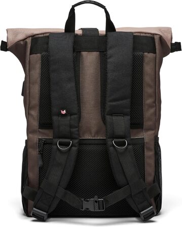 Рюкзак Ela Mo Rolltop, пісочний та оливковий, міський, водостійкий