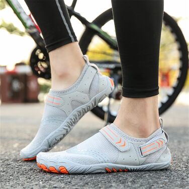 Водні черевики FANSU для дорослих, сірі, з клямкою, для плавання та відпочинку на пляжі, чоловічі та жіночі, швидковисихаючі, антиковзаючі