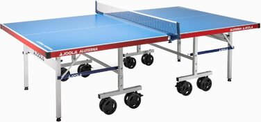 Стіл для настільного тенісу JOOLA Outdoor, професійний, 6 мм алюмінієва композитна поверхня, складана конструкція, з сіткою, для вулиці, вологостійкий