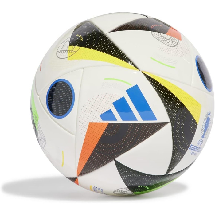 М'яч міні футбольний adidas Euro24, біло-чорний, універсальний розмір