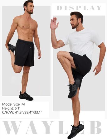 Чоловічі спортивні шорти Soer Activewear з кишенями та блискавкою, бавовняні шорти для бігу та відпочинку, чорні (XL)