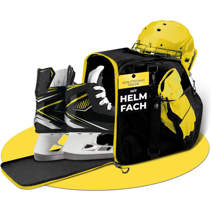 Чохол для роликів та ковзанів STYNGARD Ottawa (чорний-жовтий) - міцний, для жінок та чоловіків