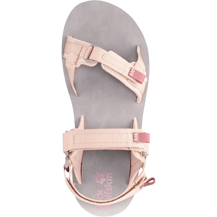 Сандалі жіночі Jack Wolfskin Outfresh Deluxe Rose Grey 39.5 EU - легкі та дихаючі