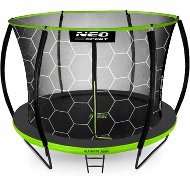 Садовий батут Neo-Sport 14ft/435см з внутрішньою захисною сіткою
