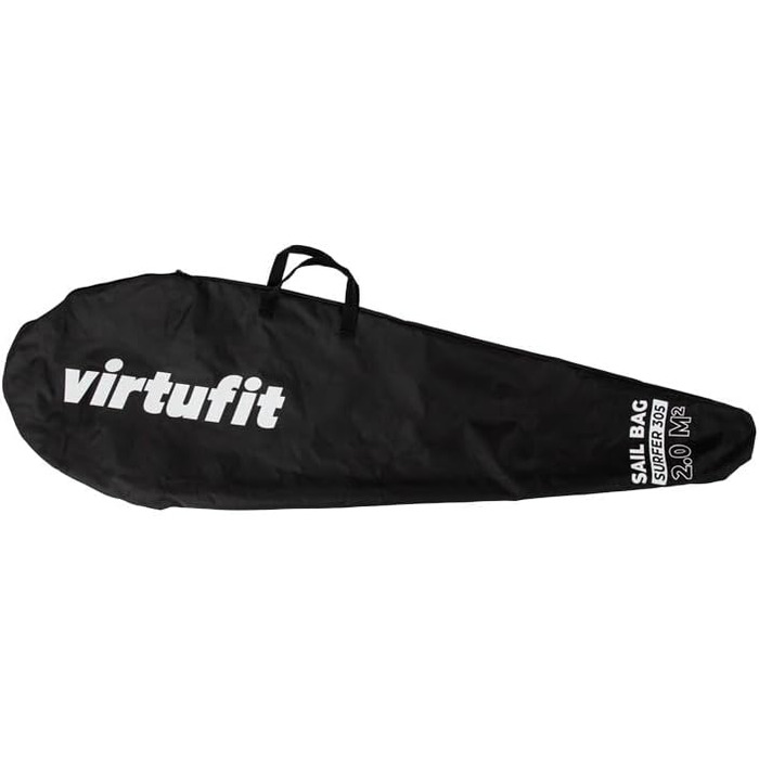 Надувна SUP-дошка Virtufit Surfer 305 з вітрилом, помаранчево-бірюзово-бежевого кольору, комплект аксесуарів